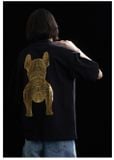  Áo thun Life Work - Gold Big Radog Short Sleeve Black T-shirt - LW225TS299 