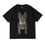  Áo thun Life Work - Gold Big Radog Short Sleeve Black T-shirt - LW225TS299 