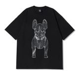  Áo thun Life Work - Silver Big Radog Short Sleeve Black T-shirt - LW225TS299 