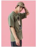  Áo thun Life Work - Snapback Hip Dog Applique Tee Khaki - LW242TS106 