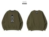  Áo Sweater Life Work - [Unisex] Beanie Hipdog Overfit Fleece - LW244MT117 