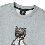  Áo Sweater Life Work - [Unisex] Beanie Hipdog Overfit Fleece - LW244MT117 