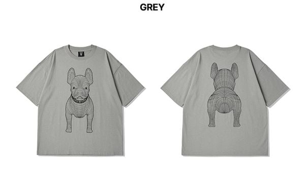 Áo thun Life Work - Life Work Big Logo Basic Grey -  LW255TS990