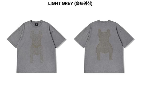 Áo thun Life Work - Life Work Big Logo Basic Light Grey -  LW255TS990