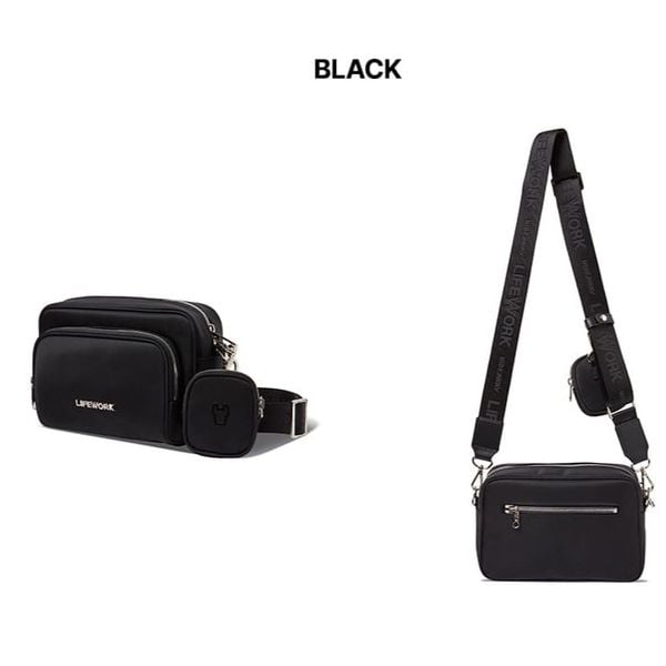 Túi Đeo Chéo Life Work - Metal Logo Camera Bag - LW255BG408