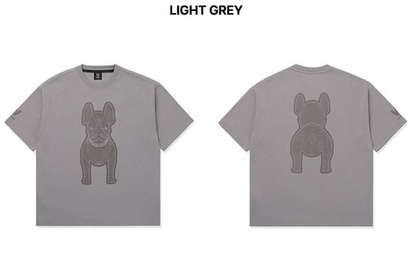  Áo thun Life Work - Silket Racket Light Grey Short - LW255TS982-GR 