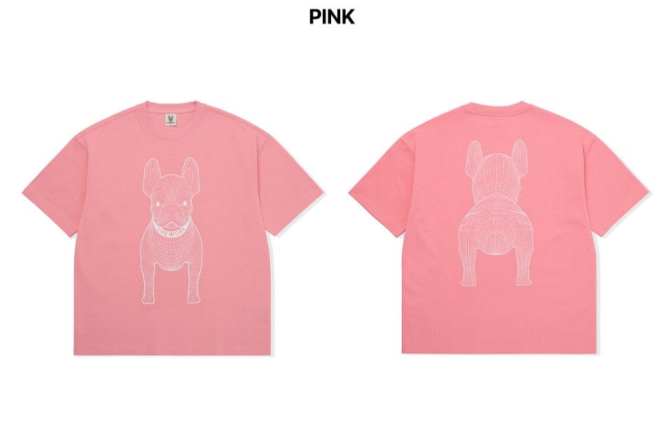  Áo thun Life Work - Life Work Big Logo Basic Pink 