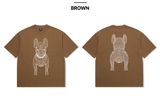 Áo thun Life Work - Life Work Big Logo Basic Brown - LW255TS990 