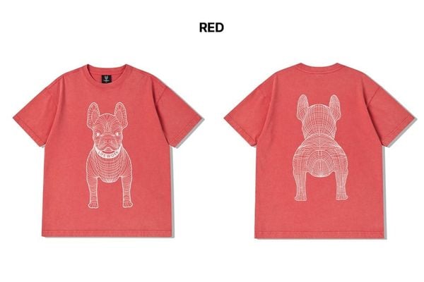  Áo thun Life Work - Life Work Big Logo Basic Red - LW255TS991 