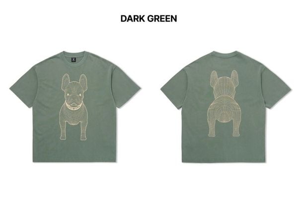  Áo thun Life Work - Life Work Big Logo Basic Dark Green - LW255TS991 