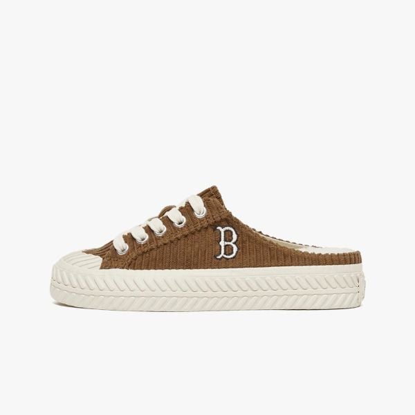  GIÀY MLB - Playball Corduroy Mule Brown - 3AMUUD116-43BRS 