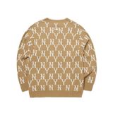  ÁO VẢI MLB MONOGRAM DIAMOND CARDIGAN NEW YORK YANKEES - 3AKCM0121-50BGD 