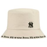 Nón Bucket MLB - GOTHIC STADIUM BUCKET HAT NY YANKEES BEIGE