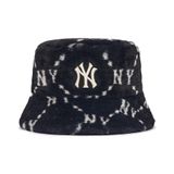  Nón Bucket MLB - DIA MONOGRAM FUR BUCKET HAT NEW YORK YANKEES - 3AHTMF226-50BKS 