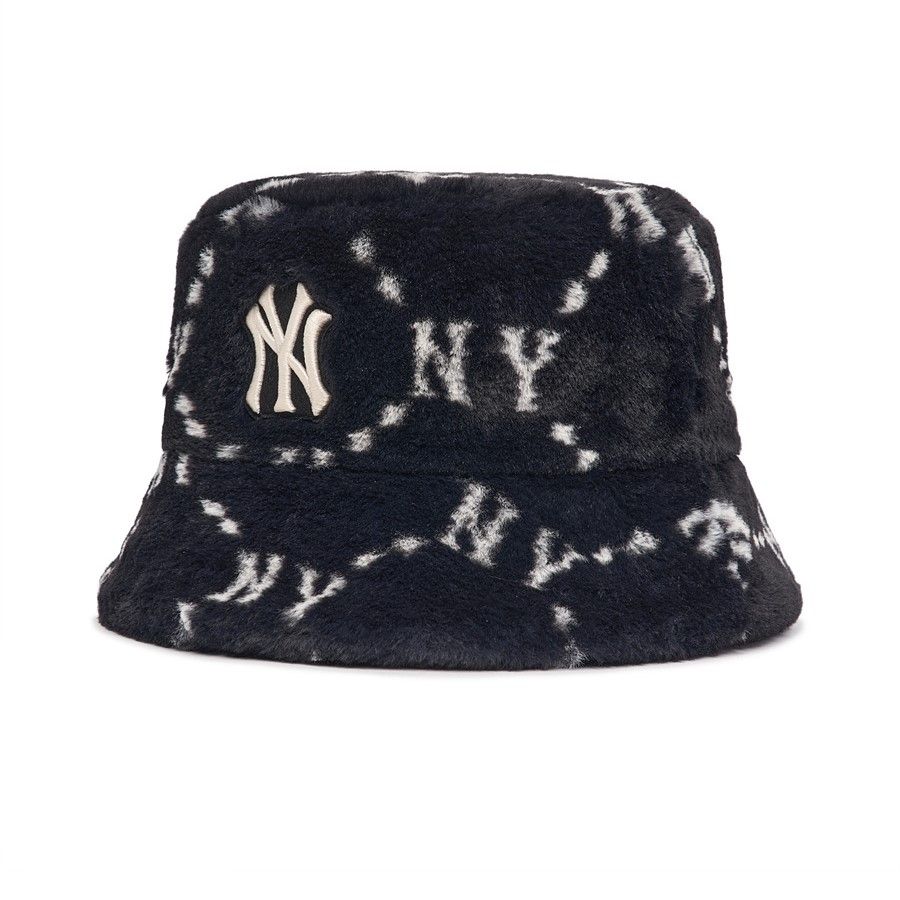 Nón Bucket MLB DIA MONOGRAM FUR NEW YORK YANKEES 3AHTMF22650BKS