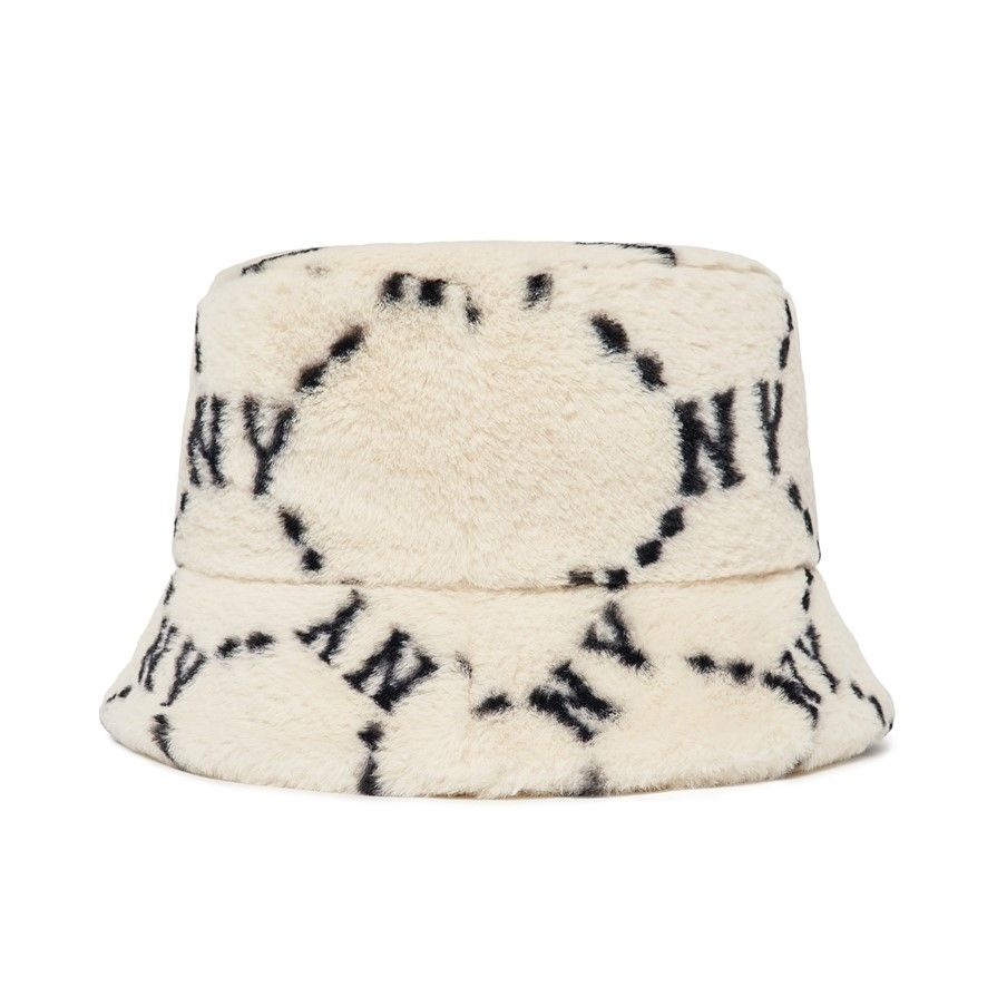 Nón Bucket MLB - DIA MONOGRAM FUR NEW YORK YANKEES
