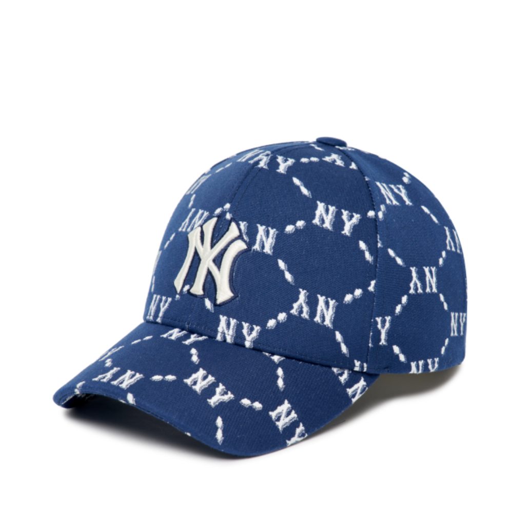 Nón MLB - MONOGRAM DIAMOND STRUCTURE BALL CAP NEW YORK
