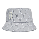  Nón Bucket MLB - Monogram Diamond Bucket Hat Boston Red Sox - 3AHTM032N-43GRS 