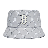  Nón Bucket MLB - Monogram Diamond Bucket Hat Boston Red Sox - 3AHTM032N-43GRS 