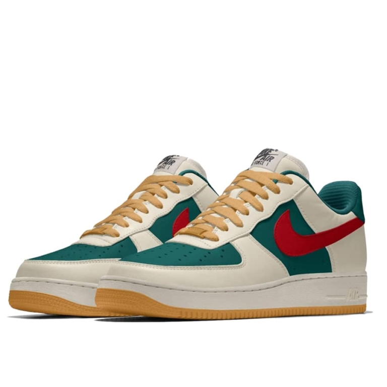 GI Y NIKE AIR FORCE 1 LOW BY YOU CUSTOM GUCCI CT7875 994 Dope