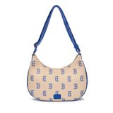  Túi Xách MLB Korea - Classic Monogram Jacquard Large Hobo Bag Boston L.Sand - 3ABQL023N-43SAL 