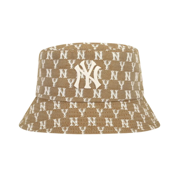  Nón Bucket MLB - Monogram Jacquard New York Yankees - 32CPHV111-50B 