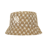  Nón Bucket MLB - Monogram Jacquard New York Yankees - 32CPHV111-50B 