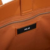  Túi Xách MLB Korea - Dia Mono Jacquard Large Tote Bag Boston Brown - 3AORL013N-43BRS 