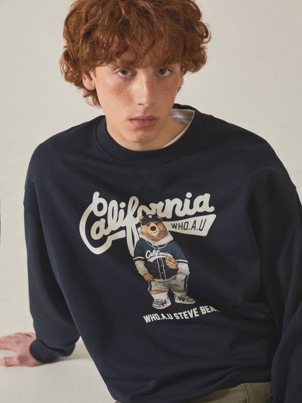 Áo Sweater WHOAU [Unisex] - Steve Photo Sweatshirt - WHMWF2221U 