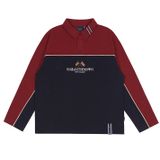  Áo Polo RMTCRW [ROMANTIC CROWN] - PIPING POLO SHIRT BURGUNDY 