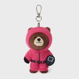  Charm Móc Khoá Gấu Whoau - [WAU X SQUID GAME] WAU Steve Keyring - WHAWF2352A 