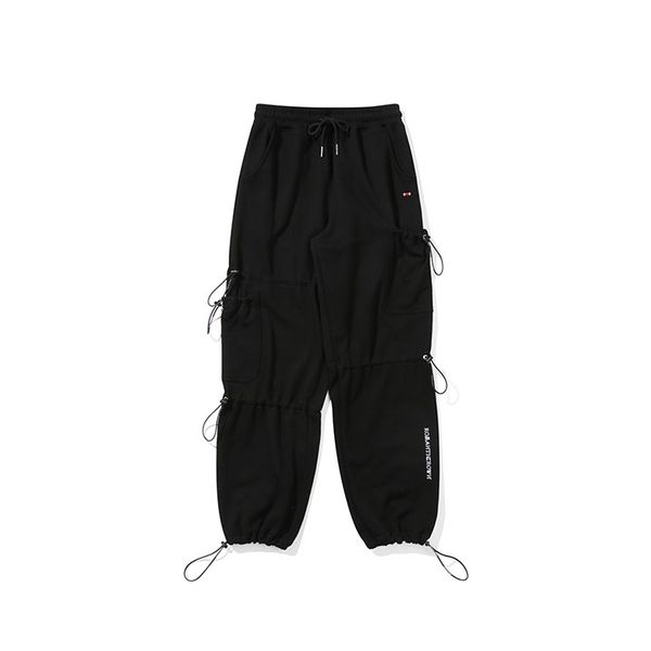  Quần Jogger RMTCRW [ROMANTIC CROWN] - UNBALANCE POCKET SWEAT PANTS BLACK 