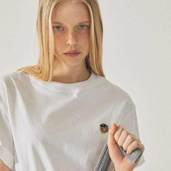  Set Áo Thun WHOAU [Nữ] - (2PACK)Steve Head Patch T-shirt - WHRAF2352U 