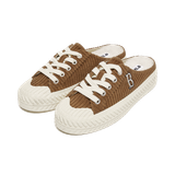  GIÀY MLB - Playball Corduroy Mule Brown - 3AMUUD116-43BRS 