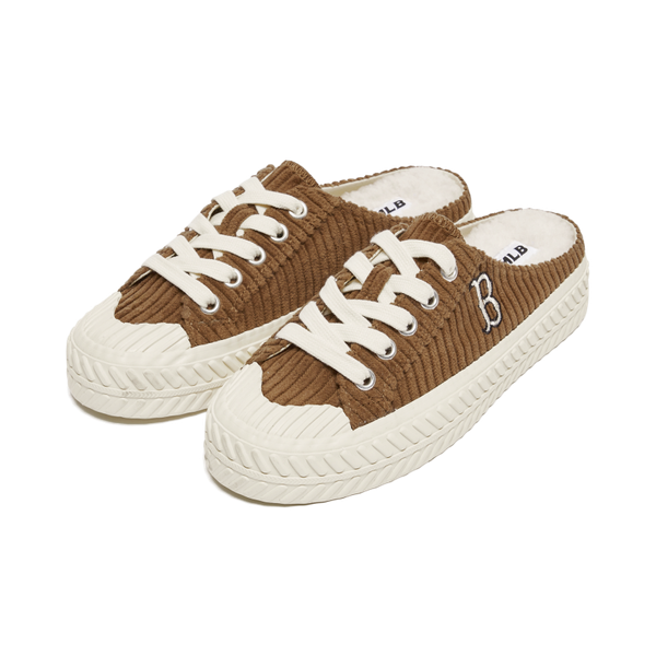 GIÀY MLB - Playball Corduroy Mule Brown - 3AMUUD116-43BRS 