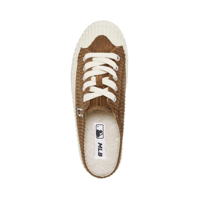  GIÀY MLB - Playball Corduroy Mule Brown - 3AMUUD116-43BRS 