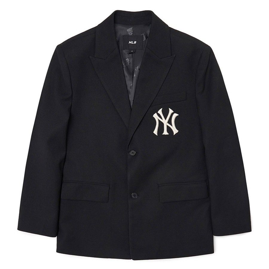 Áo Vest MLB Korea Wool Jacket New York Yankees 3AJKB012150BKS