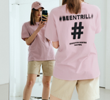  Áo Thun BEENTRILL - SHAKE Hashtag Comfort Fit Short Sleeve T-shirt / Pink 