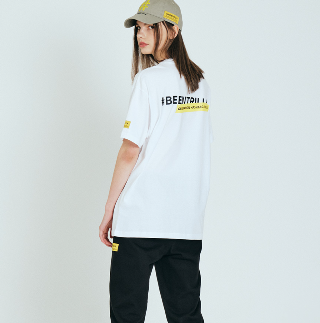  Áo Thun BEENTRILL - TAPING Logo OverFit Short Sleeve T-shirt / Mint 