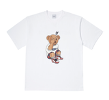  Áo thun - Acmé de la vie - ADLV CHECK PANTS BEAR SLEEVE T-SHIRT / WHITE 