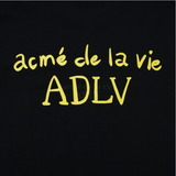  Áo thun - Acmé de la vie - ADLV GLOSSY BASIC LOGO SLEEVE T-SHIRT - BLACK 