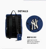  Balo MLB Korea - MONOGRAM DIAMOND JACQUARD BACKPACK BAG NEW YORK YANKEES - 3AORL021N-43BGD 