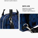  Balo- MLB Korea - MONOGRAM DIAMOND JACQUARD MINI BACKPACK BAG NEW YORK YANKEES - 3ABKS031N-50BLD 