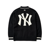  ÁO VẢI MLB BASIC CARDIGAN NEW YORK YANKEES - 3AKT00114-50BKS 