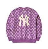  ÁO SWEATER MLB - MONOGRAM ALLOVER BAG BIG LOGO OVERFIT SWEATSHIRT NEW YORK YANKEES - 3AMTM0614-50LDD 