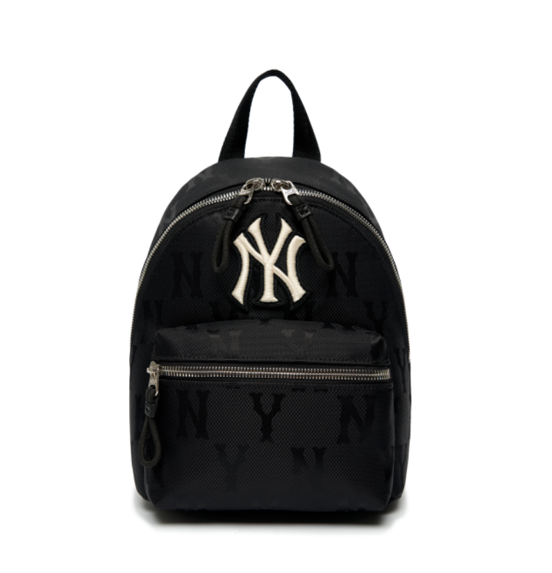 ★MLB Korea★ Classic Monogram Jacquard Mini Backpack NY DCr Jual MLB Korea Classic Monogram Jacquard Mini Backpack - NY