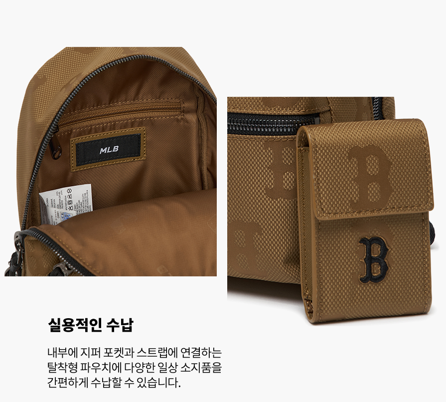 Balo MLB Korea - MONOGRAM NYLON JACQUARD MINI BACKPACK NEW