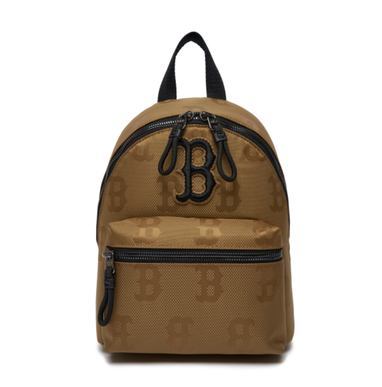  Balo MLB Korea - MONOGRAM NYLON JACQUARD MINI BACKPACK NEW YORK YANKEES - 3ABKS011N-43BGD 