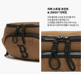  Túi Bao Tử MLB Korea - MONOGRAM NYLON JACQUARD HIP NEW YORK YANKEES - 3AHSM011N-43BGD 