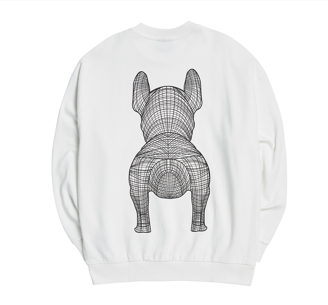  Áo Sweater Life Work - Radok Big Logo Short Sleeve SweatShirt - White 